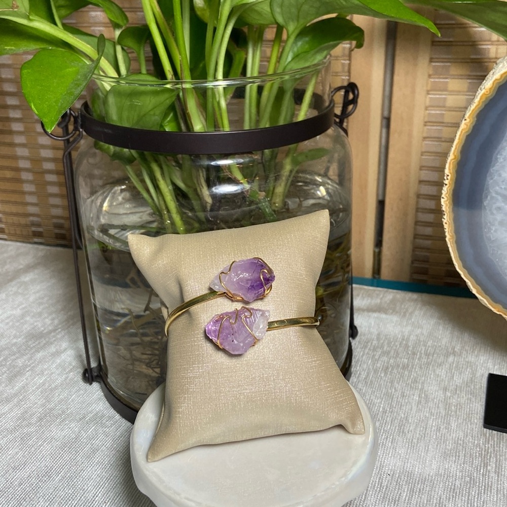 Amethyst Bracelet | Gold Plated
